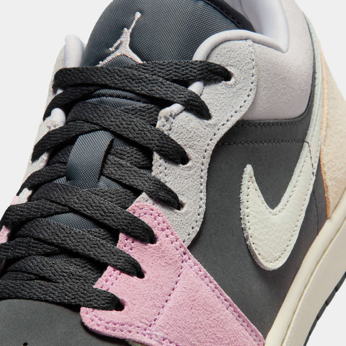 Air Jordan 1 Low SE Mens Lifestyle Shoes (Anthracite/Sail/Muslin/Iris Whisper)