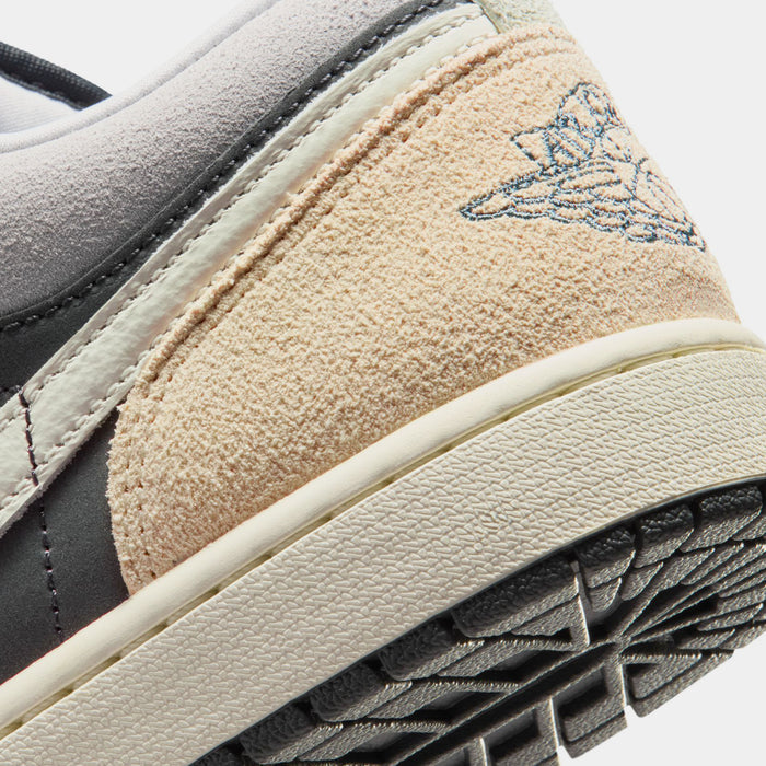 Air Jordan 1 Low SE Mens Lifestyle Shoes (Anthracite/Sail/Muslin/Iris Whisper)