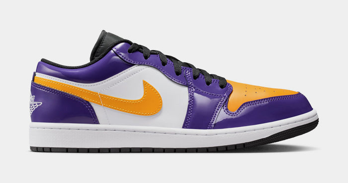 Air Jordan 1 Low SE Mens Lifestyle Shoes (Court Purple/White/Black/University Gold)