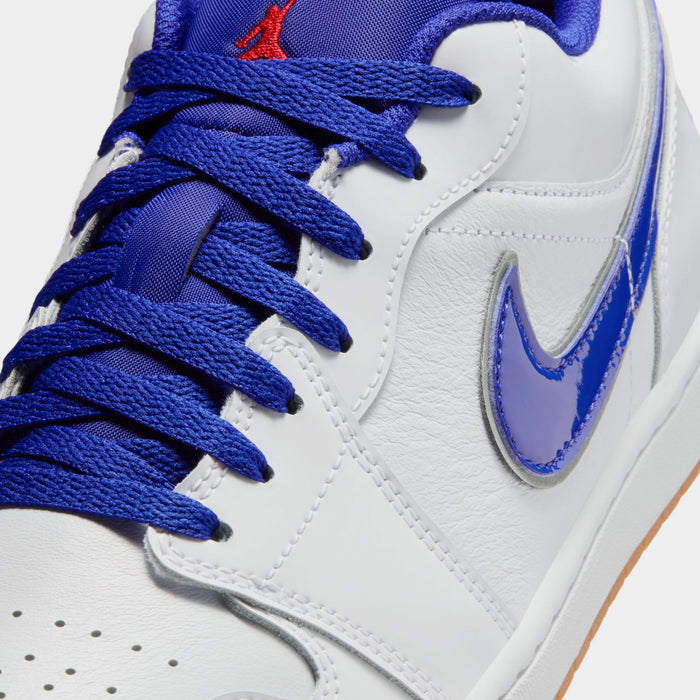 Air Jordan 1 Low SE Mens Lifestyle Shoes (White/University Red/Old Royal)