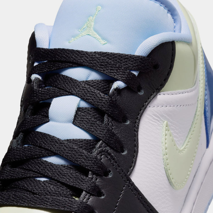 Air Jordan 1 Low SE Womens Lifestyle Shoes (Black/Pink Spell/White)