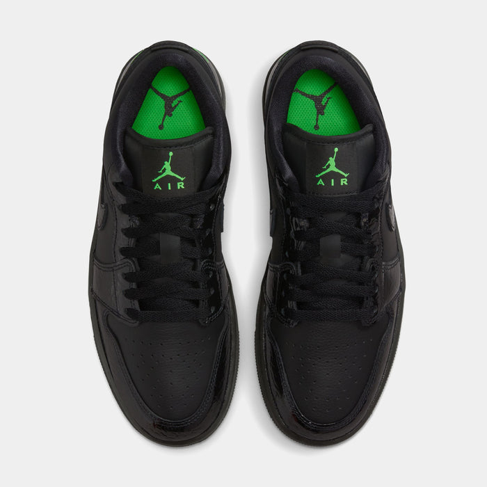 Air Jordan 1 Low SE Womens Lifestyle Shoes (Black/Scream Green/Black/Black)