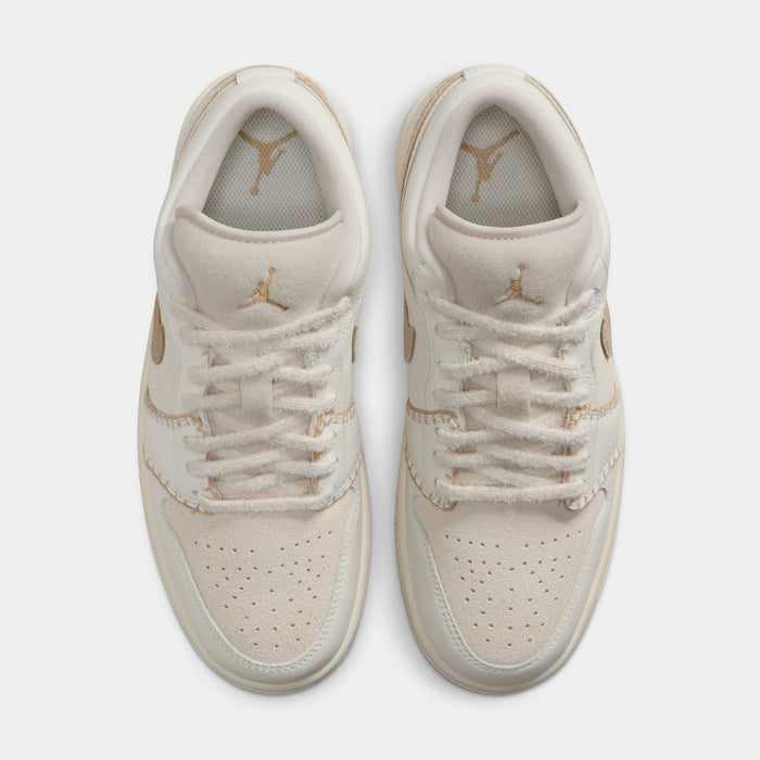 Air Jordan 1 Low SE Womens Lifestyle Shoes (Light Orewood Brown/Hemp/Sail)