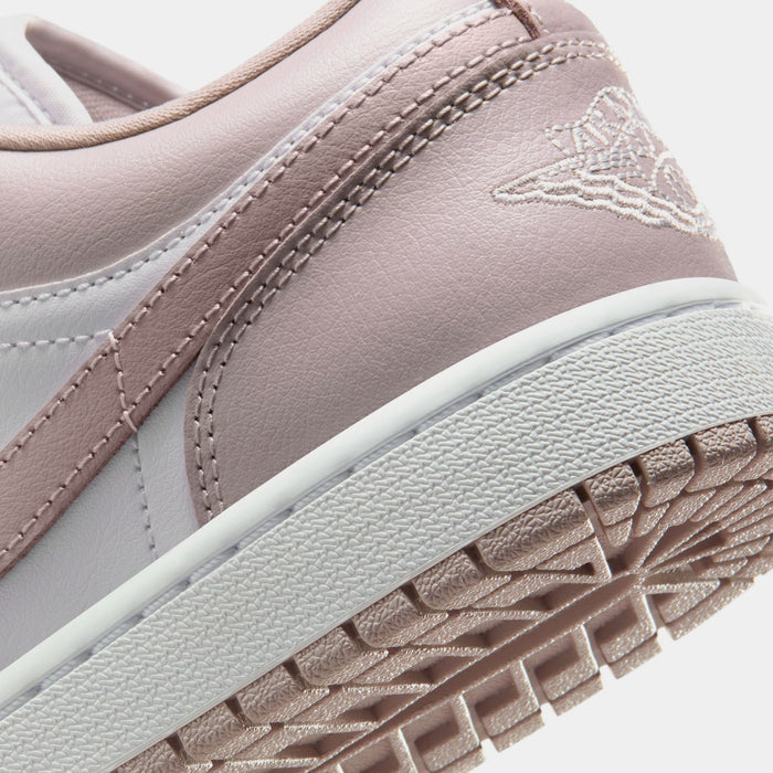 Air Jordan 1 Low Womens Lifestyle Shoes (Particle Rose/Neutral Grey/White)