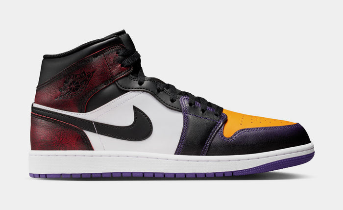 Air Jordan 1 Mid SE Mens Lifestyle Shoes (True Red/Black/White/Court Purple)