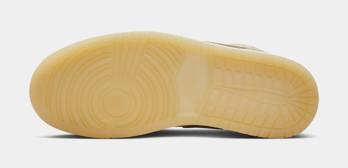 Air Jordan 1 Mid SE Womens Lifestyle Shoes (Sail/Pale Ivory/Team Gold)