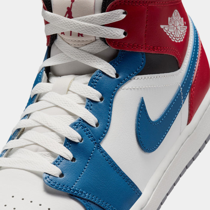 Air Jordan 1 Mid Team USA Mens Lifestyle Shoes (True Blue/Summit White/Varsity Red/Black)