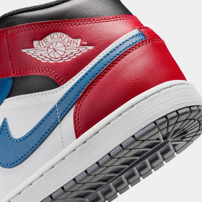 Air Jordan 1 Mid Team USA Mens Lifestyle Shoes (True Blue/Summit White/Varsity Red/Black)