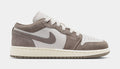 Air Jordan 1 Retro Grade School Lifestyle Shoes (Olive Grey/Enigma Stone/Summit White/Pale Ivory)