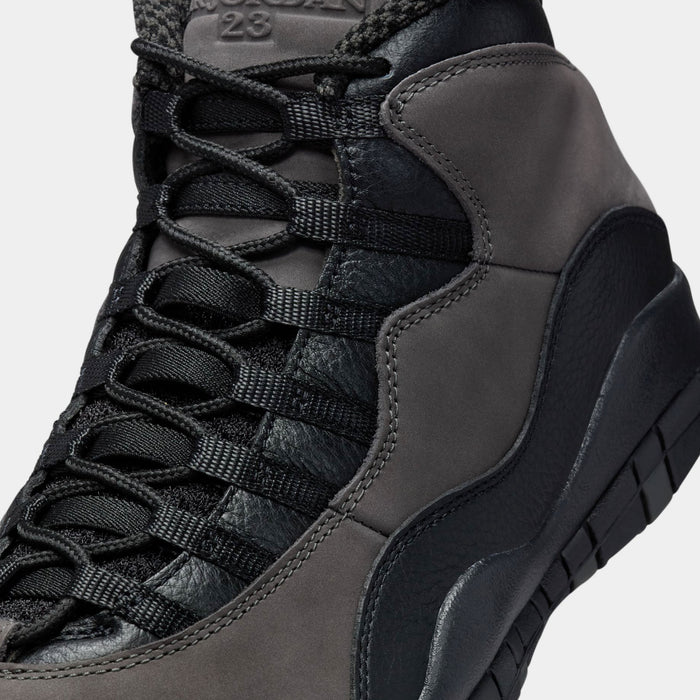 Air Jordan 10 Retro Shadow Mens Lifestyle Shoes (Charred Grey/True Red/Black) Limit One Per Customer