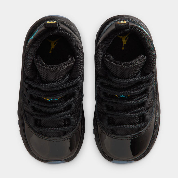 Air Jordan 11 Retro Gamma Infant Toddler Lifestyle Shoes (Black/Gamma Blue/Black Varsity/Maize) Limit One Per Customer