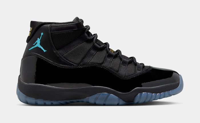 Air Jordan 11 Retro Gamma Mens Lifestyle Shoes (Black/Gamma Blue/Black/Varsity Maize) Limit One Per Customer