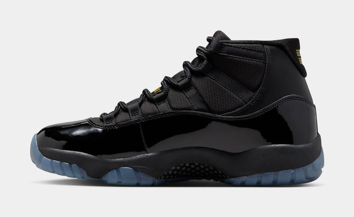 Air Jordan 11 Retro Gamma Mens Lifestyle Shoes (Black/Gamma Blue/Black/Varsity Maize) Limit One Per Customer