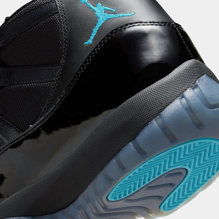 Air Jordan 11 Retro Gamma Mens Lifestyle Shoes (Black/Gamma Blue/Black/Varsity Maize) Limit One Per Customer
