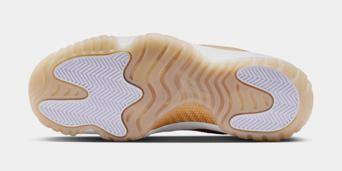 Air Jordan 11 Retro Low Mothers Day Womens Lifestyle Shoes  (White/Metallic Gold/Team Gold) Free Shipping