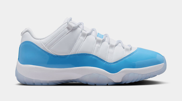 Air Jordan 11 Retro Low University Blue Mens Lifestyle Shoes (White/University Blue/Black)