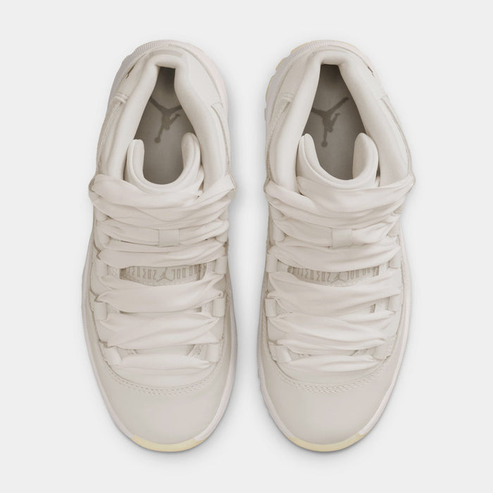Air Jordan 11 Retro Pearl Preschool Lifestyle Shoes (Sail/Pearl Grey/White/Metallic Silver)