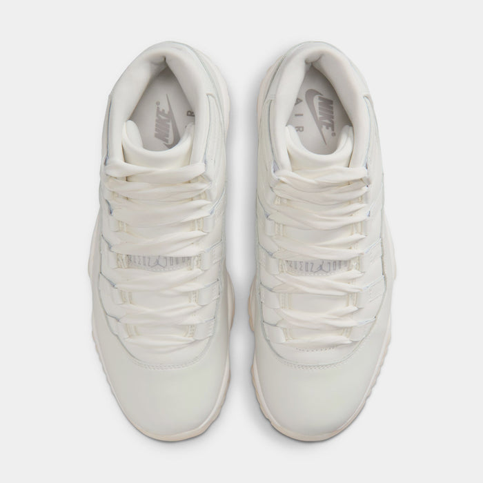 Air Jordan 11 Retro Pearl Womens Lifestyle Shoes (Sail/Pearl Grey/White/Metallic Silver)
