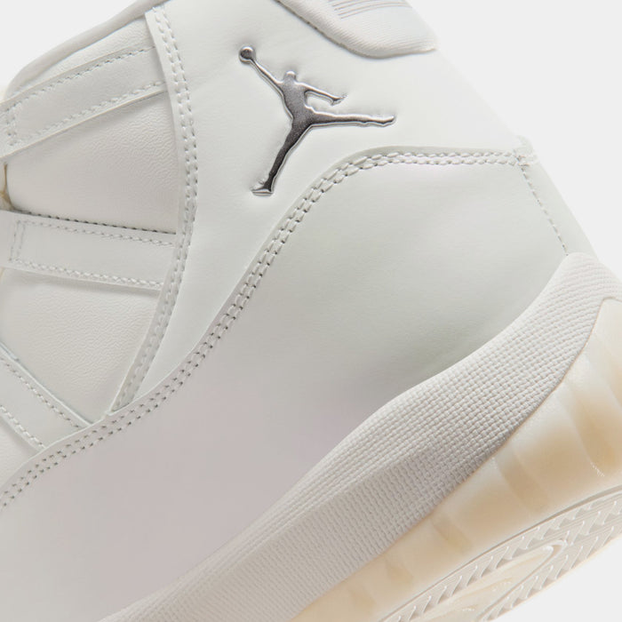Air Jordan 11 Retro Pearl Womens Lifestyle Shoes (Sail/Pearl Grey/White/Metallic Silver)