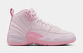 Air Jordan 12 Retro Pearl Pink Grade School Lifestyle Shoes (Pearl Pink/Medium Soft Pink)