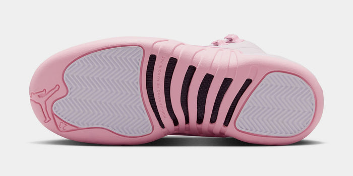 Air Jordan 12 Retro Pearl Pink Grade School Lifestyle Shoes (Pearl Pink/Medium Soft Pink)