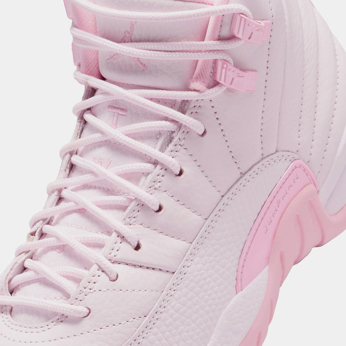 Air Jordan 12 Retro Pearl Pink Grade School Lifestyle Shoes (Pearl Pink/Medium Soft Pink)