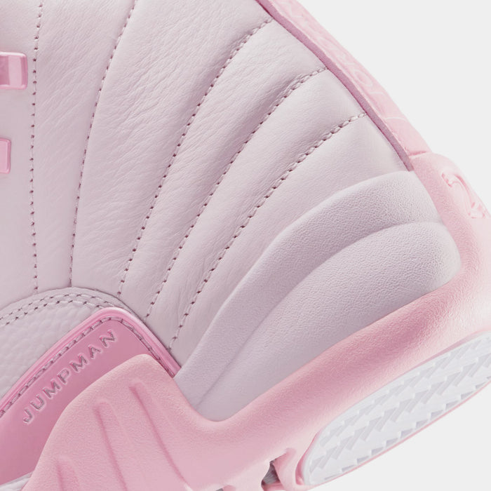Air Jordan 12 Retro Pearl Pink Grade School Lifestyle Shoes (Pearl Pink/Medium Soft Pink)