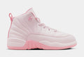 Air Jordan 12 Retro Pearl Pink Preschool Lifestyle Shoes (Pearl Pink/Medium Soft Pink)