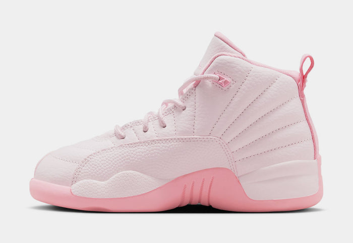 Air Jordan 12 Retro Pearl Pink Preschool Lifestyle Shoes (Pearl Pink/Medium Soft Pink)