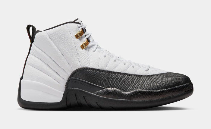 Air Jordan 12 Retro Taxi Mens Lifestyle Shoes (White/Black/Taxi)