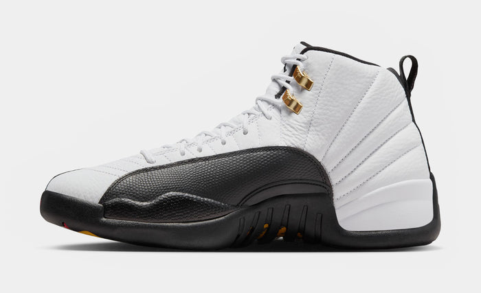Air Jordan 12 Retro Taxi Mens Lifestyle Shoes (White/Black/Taxi)