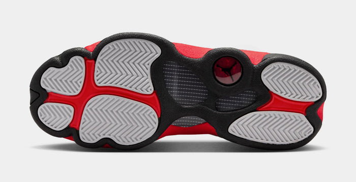Air Jordan 13 Retro White And University Red Grade School Lifestyle Shoes (White/Black/True Red)
