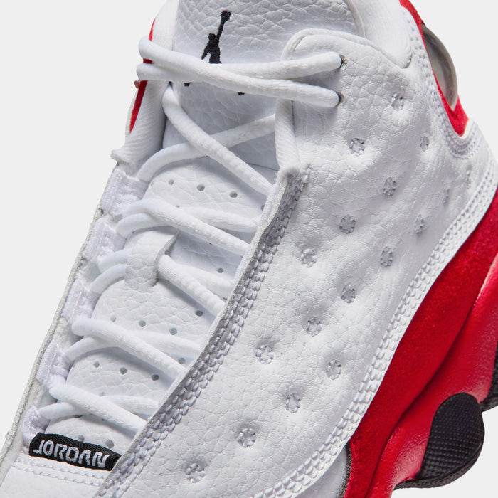 Air Jordan 13 Retro White And University Red Preschool Lifestyle Shoes (White/Black/True Red)