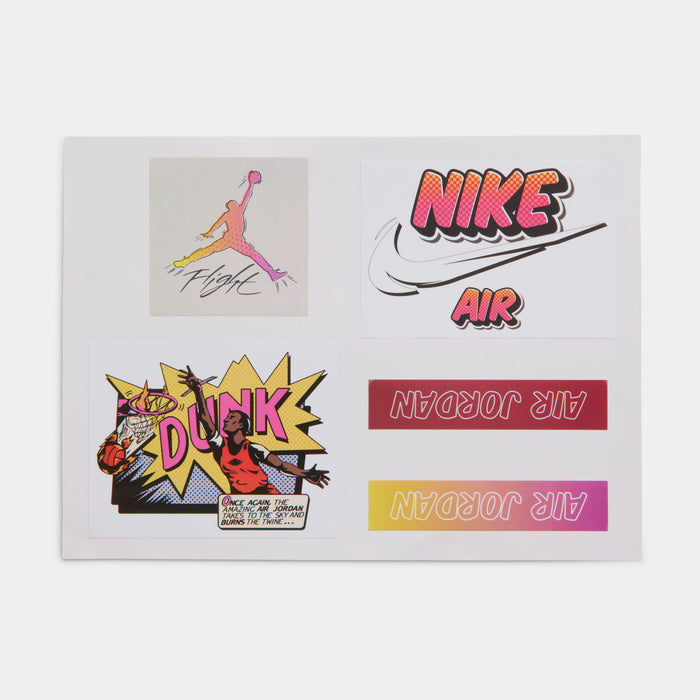 Air Jordan 4 Retro Comic Mens Lifestyle Shoes (Off White/Fire Pink/Anthracite)