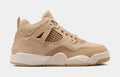 Air Jordan 4 Retro Cozy Girl Preschool Lifestyle Shoes (Hemp/ Light Orewood Brown)