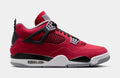 Air Jordan 4 Retro Toro Bravo Mens Lifestyle Shoes (Fire Red/White/Black/Cement Grey)
