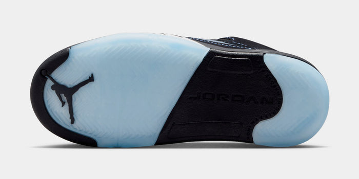 Air Jordan 5 Retro Black Carolina Preschool Lifestyle Shoes (Black/University Blue/White) Free Shipping
