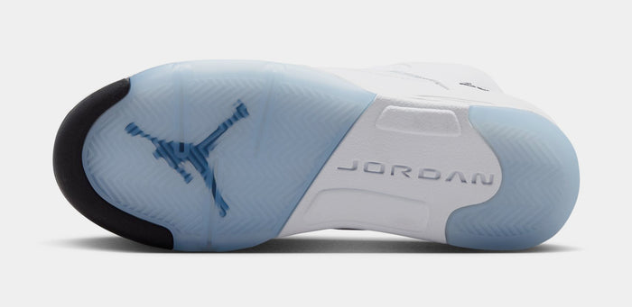 Air Jordan 5 Retro OG White Metallic Grade School Lifestyle Shoes (White/Black/Metallic Silver) Free Shipping