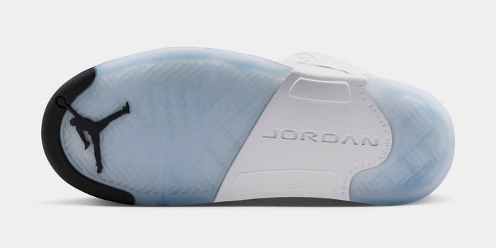 Air Jordan 5 Retro OG White Metallic Preschool Lifestyle Shoes (White/Black/Metallic Silver) Free Shipping