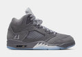 Air Jordan 5 Retro Wolf Grey Mens Lifestyle Shoes (Light Graphite/White/Wolf Grey) Limit One Per Customer