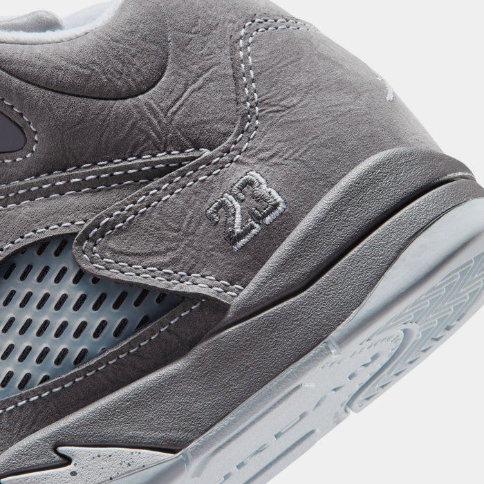 Air Jordan 5 Retro Wolf Grey Preschool Lifestyle Shoes (Light Graphite/White/Wolf Grey)