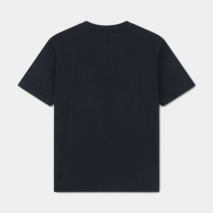 Air Jordan 6 '91 Playoff Tix Grade School Short Sleeve Shirt (Black)