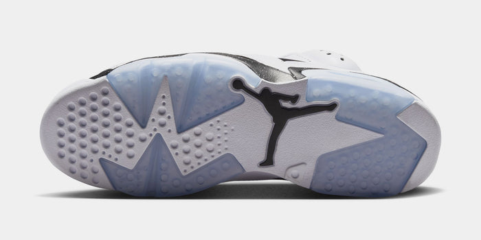 Air Jordan 6 Retro Black And White Mens Lifestyle Shoes (White/Black)