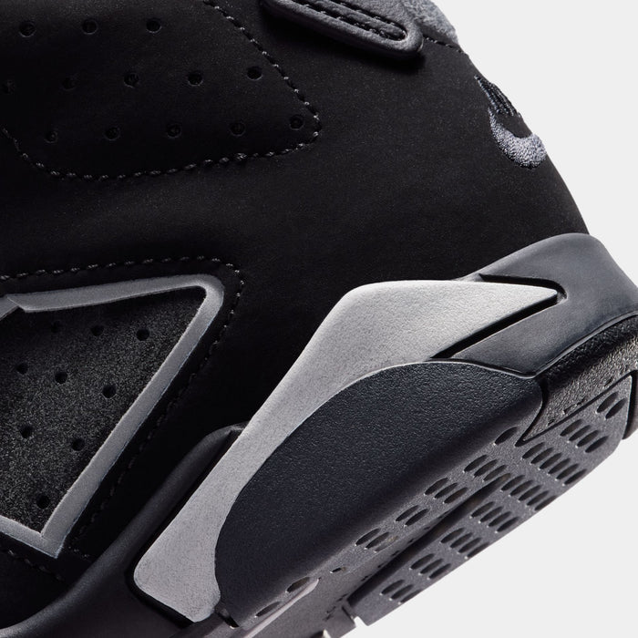 Air Jordan 6 Retro Cap And Gown Preschool Lifestyle Shoes (Black/Reflect Silver/Black) Free Shipping
