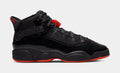 Air Jordan 6 Rings Grade School Basketball Shoes (Black/Infrared 23/Black)