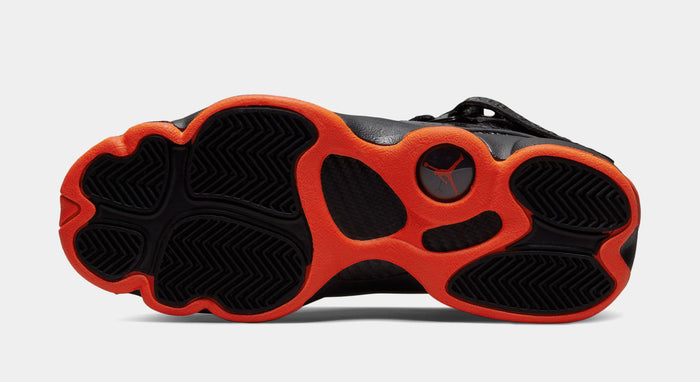 Air Jordan 6 Rings Grade School Basketball Shoes (Black/Infrared 23/Black)