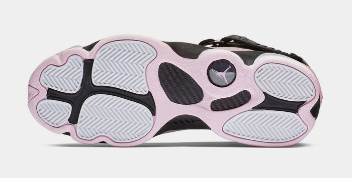 Air Jordan 6 Rings Grade School Lifestyle Shoe (Black/Pink Foam/Anthracite/White)