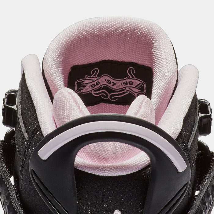 Air Jordan 6 Rings Grade School Lifestyle Shoe (Black/Pink Foam/Anthracite/White)