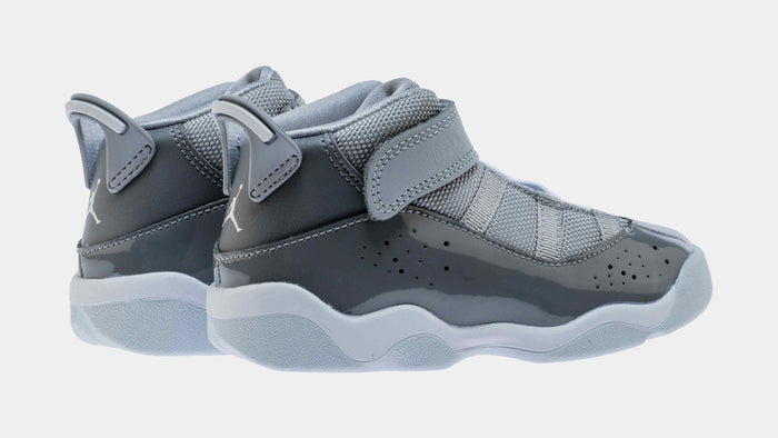Air Jordan 6 Rings Infant Toddler Lifestyle Shoe (Grey/White)