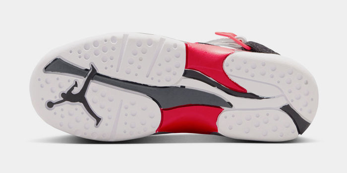 Air Jordan 8 Retro White And True Red Preschool Lifestyle Shoes (White/True Red/Black)